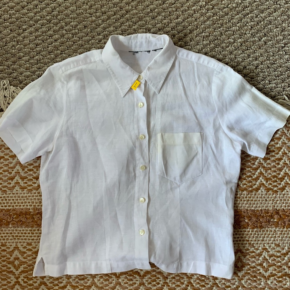 Vintage linen blouse
